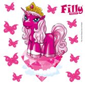 Wandtattoo Filly Unicorn Beauty Zara 