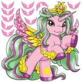Wandtattoo Filly Stars - Hermia 