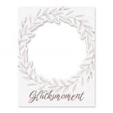 Fotorahmen Hochzeit Blätteroptik - personalisierbar 