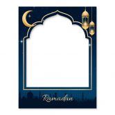 Fotorahmen Ramadan Mubarak Moschee - personalisierbar 