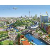 Fotobehang aerroscape - Berlin 