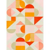 Fototapete Bauhaus Fun Pastell - Bré 