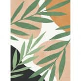 Wall Mural Abstract branches in a tropical look - Costa 