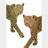 Fototapete Goed Blauw - Die Leoparden 