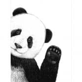 Fototapete Winkender Panda - Korenkova 