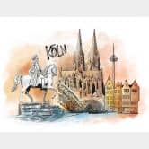 Fototapete Köln - Love your City 