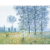 Fototapete Monet - Felder im Frühling 