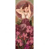 Mucha - Amethyst - Wall Mural 
