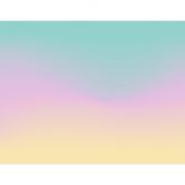 Fototapete Ombre - Bunter Pastellhimmel 