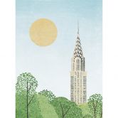 Fototapete Rivers - Chrysler Building 