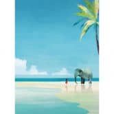 Wall Mural 
Elephant Beach in India - Rivers 