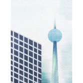Fototapete Rivers - Fernsehturm 