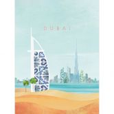 Fototapete Strand von Dubai - Burj Al Arab - Rivers 