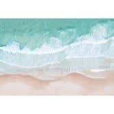 Papier peint plage - douces vagues sur la plage - Sisi & Seb 