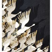 Fototapet Flyvende traner - SpaceFrog Designs 