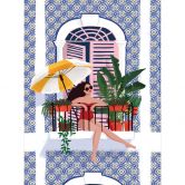 Fototapete Urlaub auf dem Balkon - Tomljanovic 
