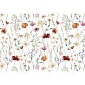 Papier peint photo Fleurs sauvages multicolores - UN Designs 