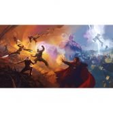Vlies Fototapete - Avengers Epic Battles Two Worlds - 500 x 280 cm 
