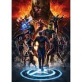 Vlies Fototapete - Avengers vs Thanos - 200 x 280 cm 