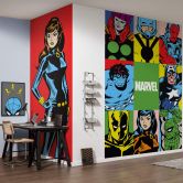 Vlies Fototapete - Marvel PowerUp Team - 150 x 250 cm 