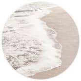 Papier peint photo rond Bruit de la mer - 1X Studio - papier peint intissé/papier peint intissé autocollant 