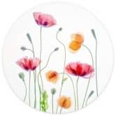 Behangcirkel Disher - Colourful Poppies - vliesbehang/zelfklevend vliesbehang 
