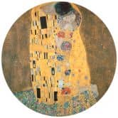 Behangcirkel Klimt - de Kus - vliesbehang/zelfklevend vliesbehang 