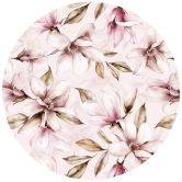 Fototapet - Rundt UN Designs - Soft Magnolia - vliesetapet/selvklæbende non-woven tapet 