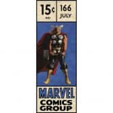 Vlies Fototapete - Thor Retro Comic Box - 100 x 280 cm 
