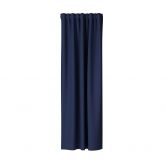 Homing Fertigschal mit verdeckten Schlaufen Galdin blau -  2,45 x 1,4 m 