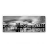 Tableau sur verre Xie - Lights in Singapore - Panorama 