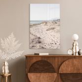 Glasbild 1X Studio - Strandaufgang an den Dünen 