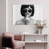 Glasbild Drake - Stilvolle Provokation 