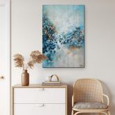 Glasbild Fedrau - Blaues Wunder 