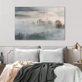 Glasbild Galimberti - Winternebel 
