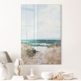 Glasbild Dünenweg zum Strand - Hobday 
