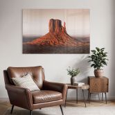 Glasbild Felsformation in Monument Valley - Hugonnard 