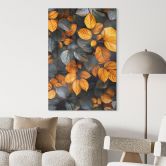 Glasbild Leuchtende Blätterpracht im Herbst - Jaszke 