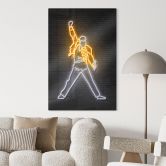 Glasschilderijen Freddy Mercury - Mielu 