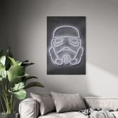 Glasbild Stormtrooper Helm - Mielu 