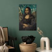 Glasbild Mona Lisa - modern 