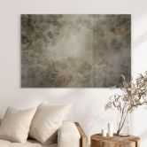 Glasbild Wald mit Blick in die Baumwipfel - Ms Tiff 