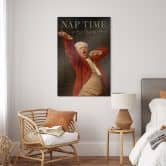 Glasbild Nap Time - Inspiriert von Ducreux - Selbstportrait 