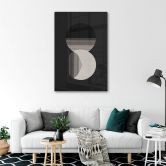 Glasbild Orara Studio - Mond und Sonne 