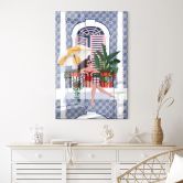 Glasbild Urlaub auf dem Balkon - Tomljanovic 