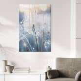 Glasbild Funkelnde Pusteblumen - Treechild 