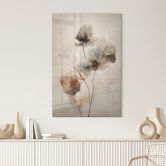 Glasbild Trockenblumen - Eleganz der Vergänglichkeit - Treechild 