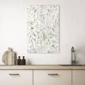 Glasbild Kräuter und Wildblumen - UN Designs 