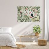 Glasbild Tukan im Dschungel-Paradies - UN Designs 