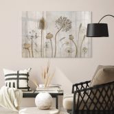 Glasbild Disher - Trockenblumen 